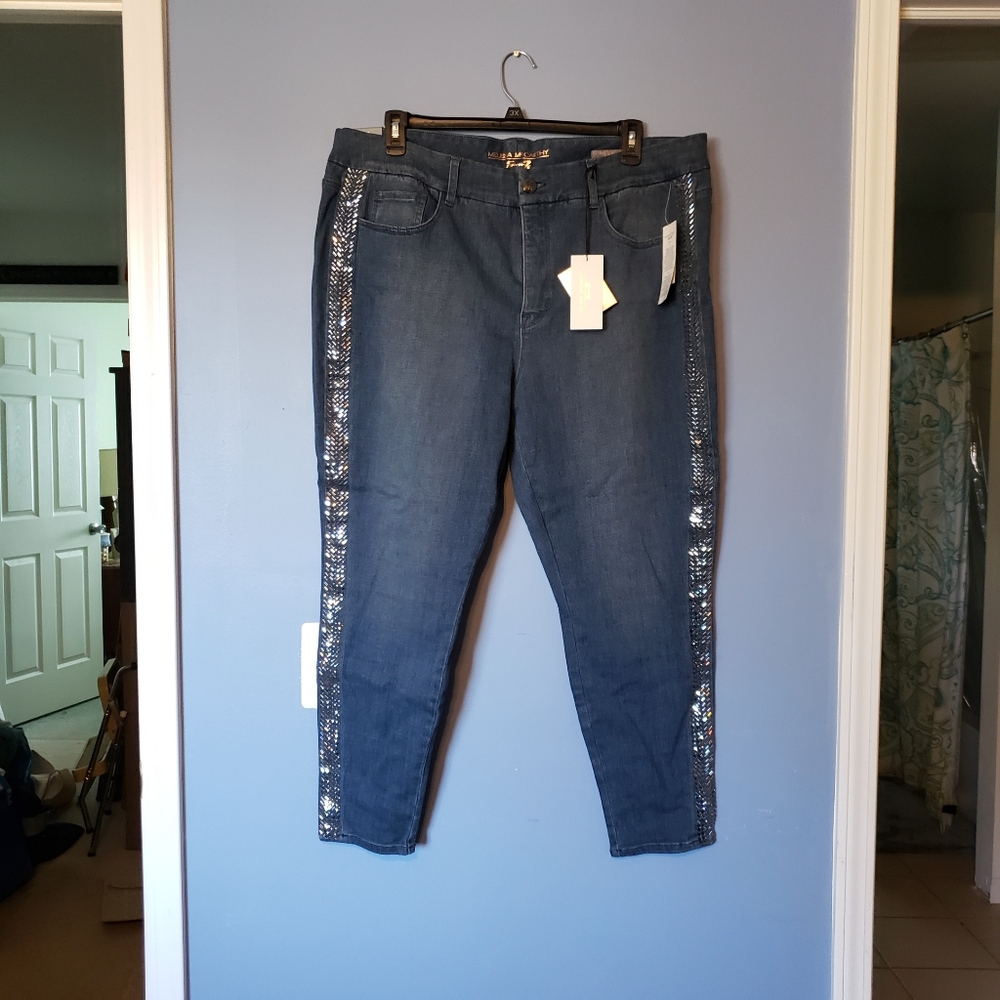 Melissa McCarthy Embellished Jeans